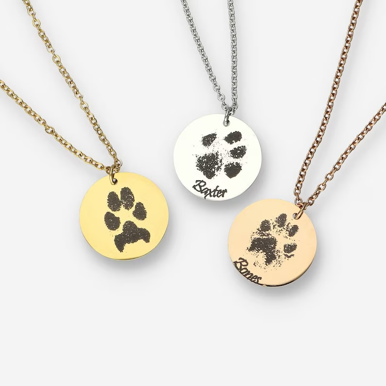 Gift Your Mom with a Custom Pet Paw Print Necklace for Mother s Day iPetprints