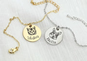 Personalized Photo Bracelet with Dog