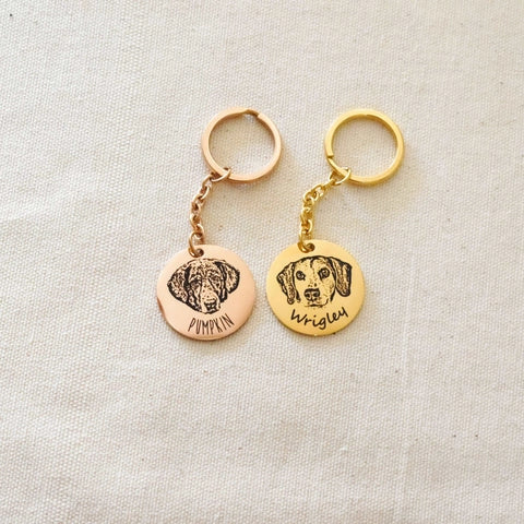 Custom Dog Keychain - Personalized & Affordable Pet Gifts