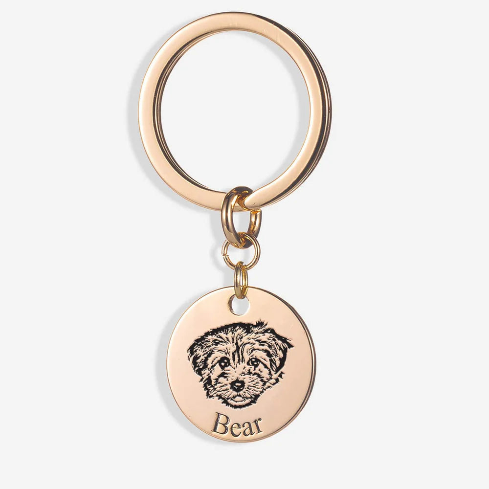 Unique Pet on a Keychain Gifts for Owners