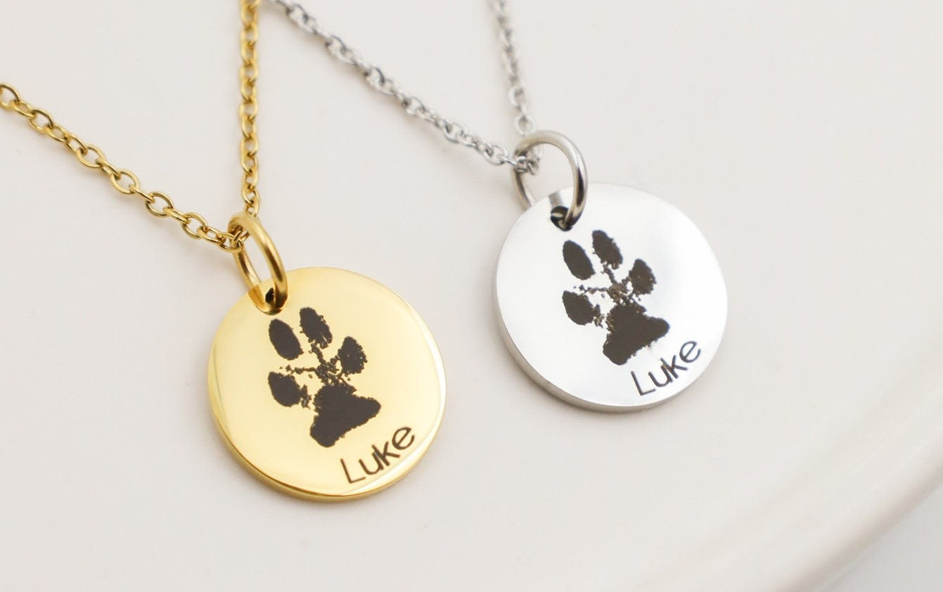 Immortalize Your Pet’s Paw Print with a Custom Necklace