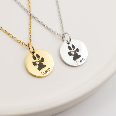 Paw-some Personalization: Custom Dog Necklace with Name Engraving