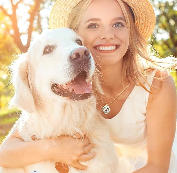 Engraved Personalized Pet Photo Necklace