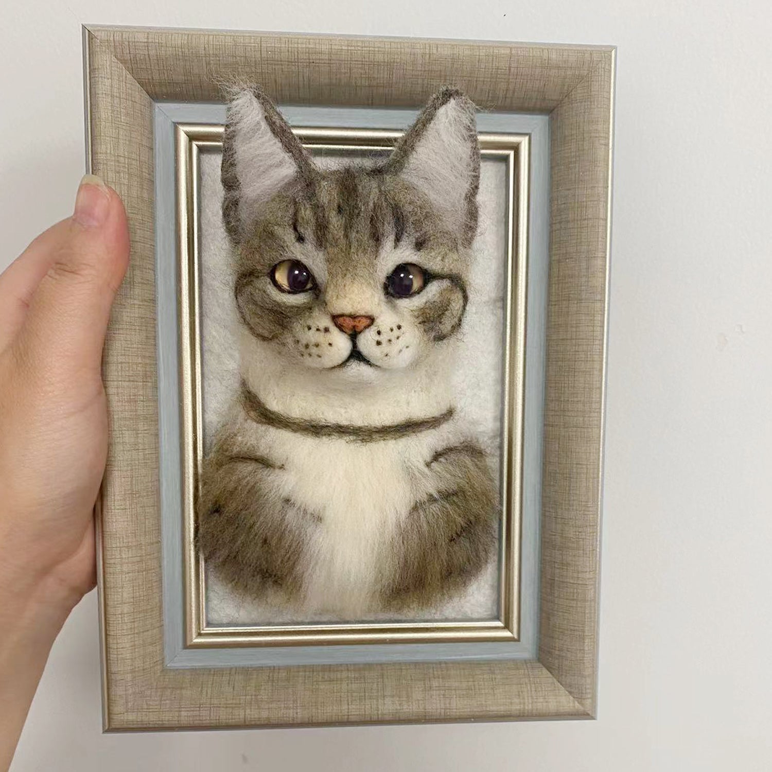 Original Pet Portrait Frame Plush Clone