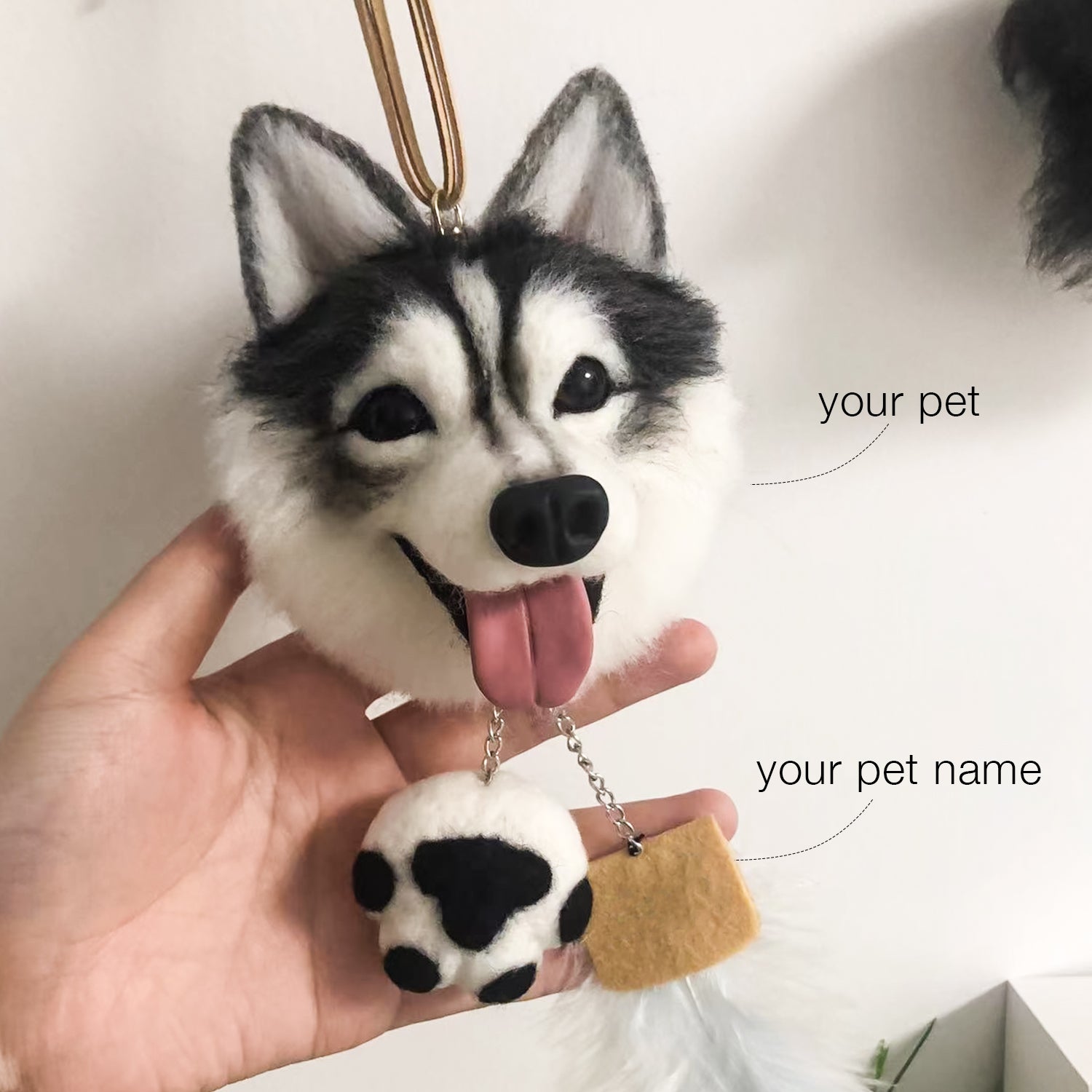 Original Pet Portrait Plush Clone