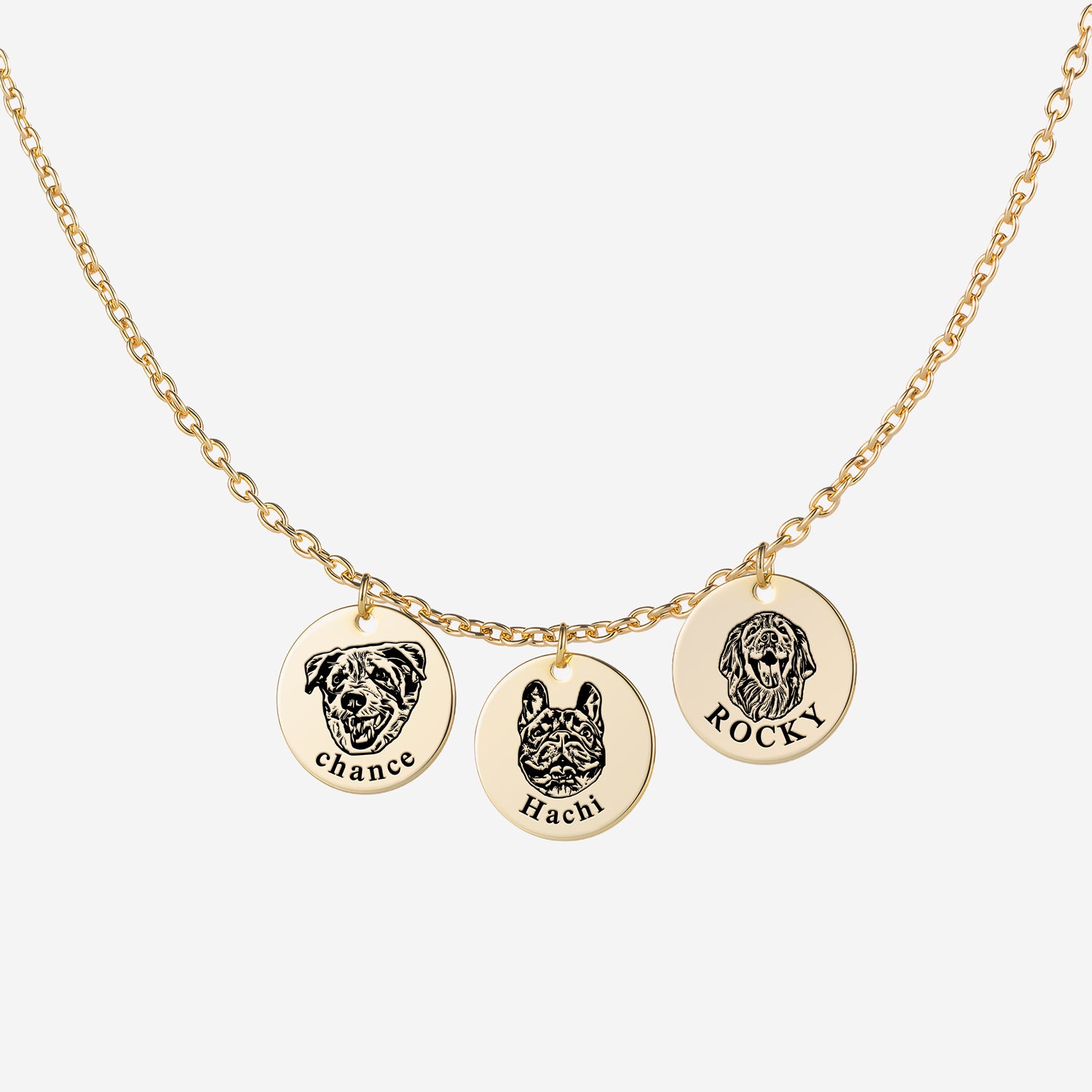 Custom Pet Portrait Necklace