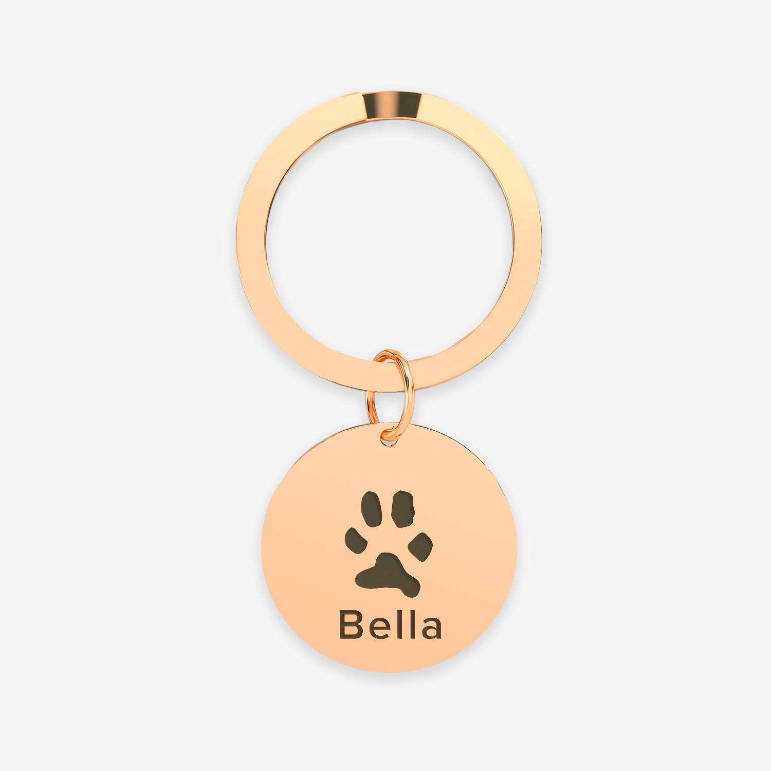 Custom Pet Paw Keychain