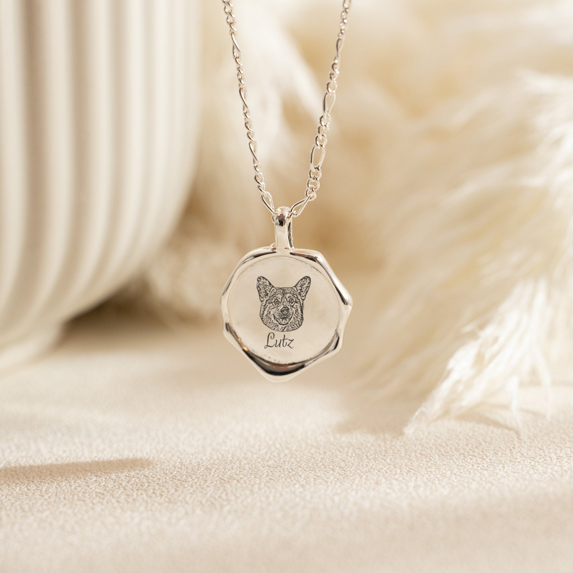 Pet Portrait Necklace