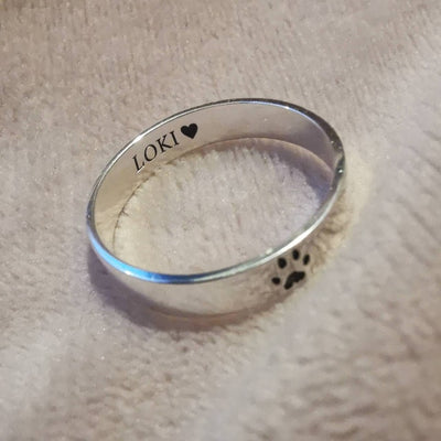 iPetprints Personalized Paw Print Ring