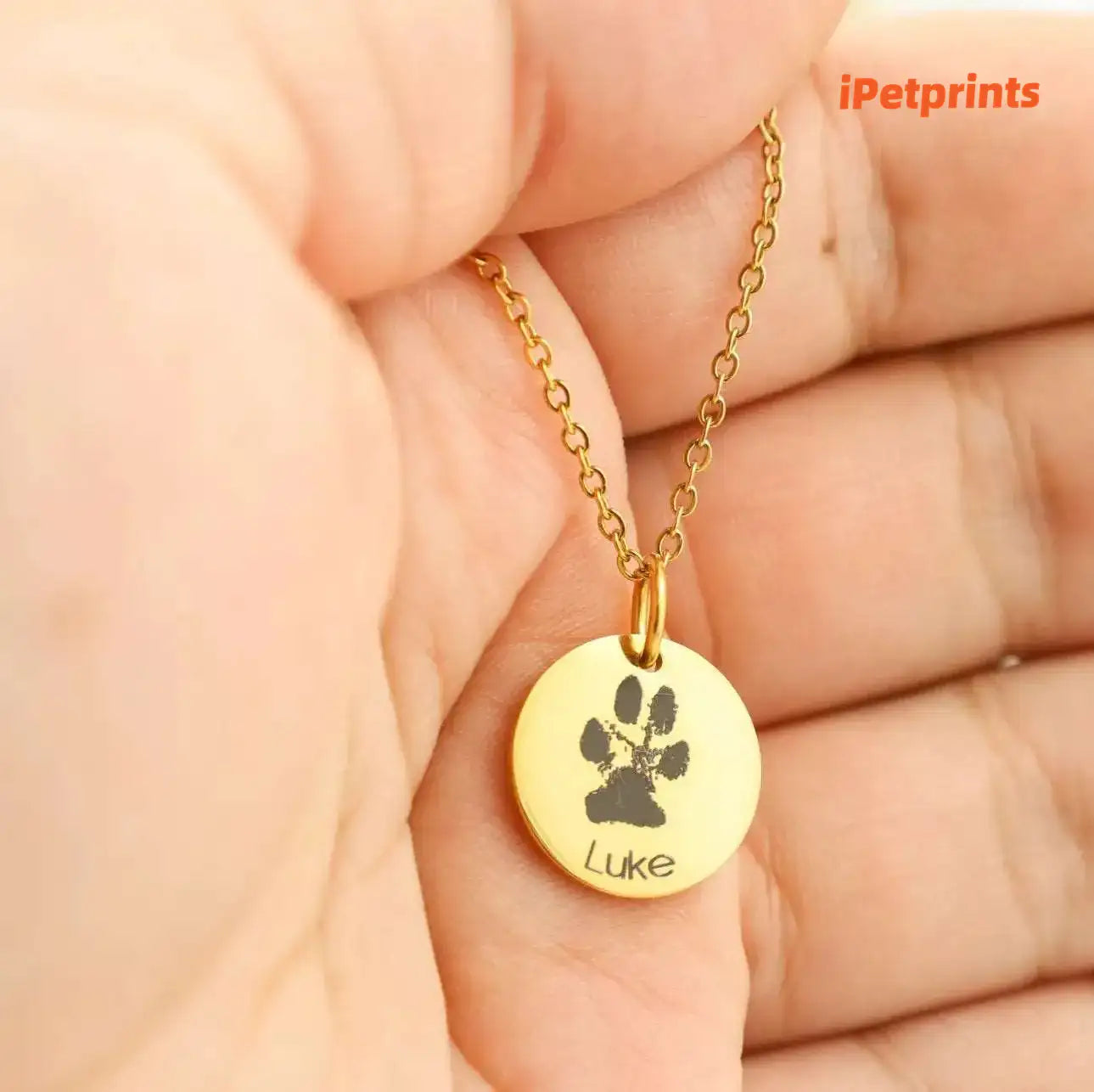 iPetprints Actual Paw Print Necklace
