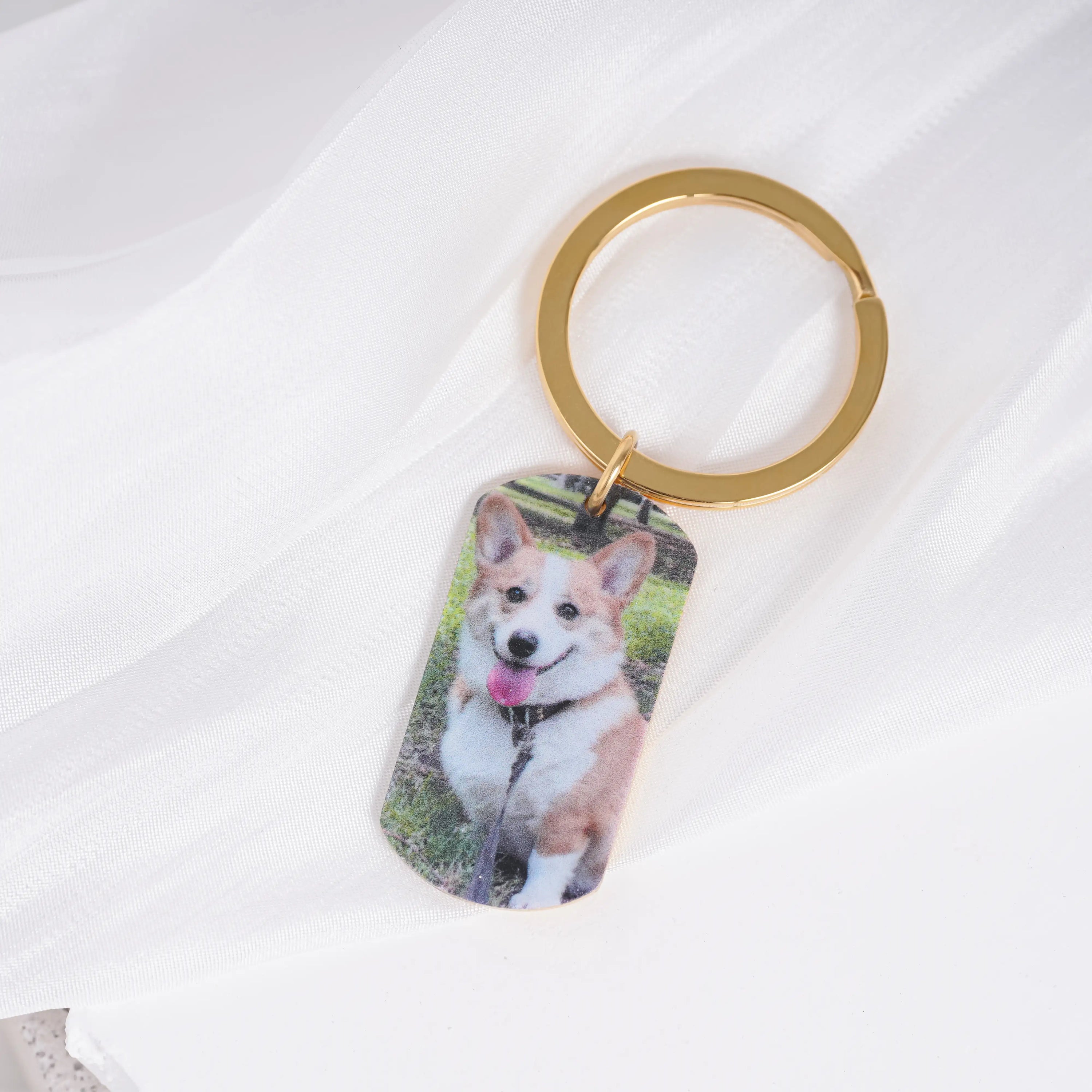 Custom Keychain with Pet Picture