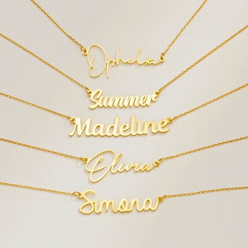 Custom Name Necklace, Pretty Things on Your Neck