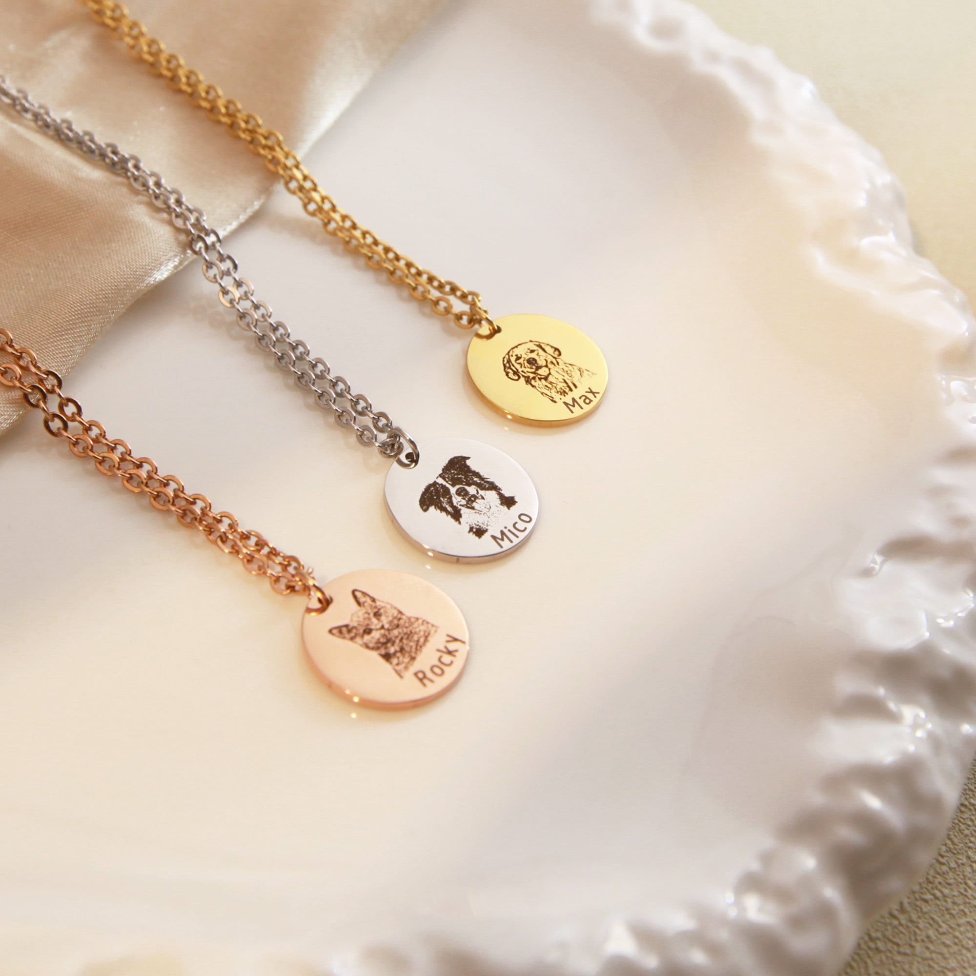 Personalized Pet Face Necklace