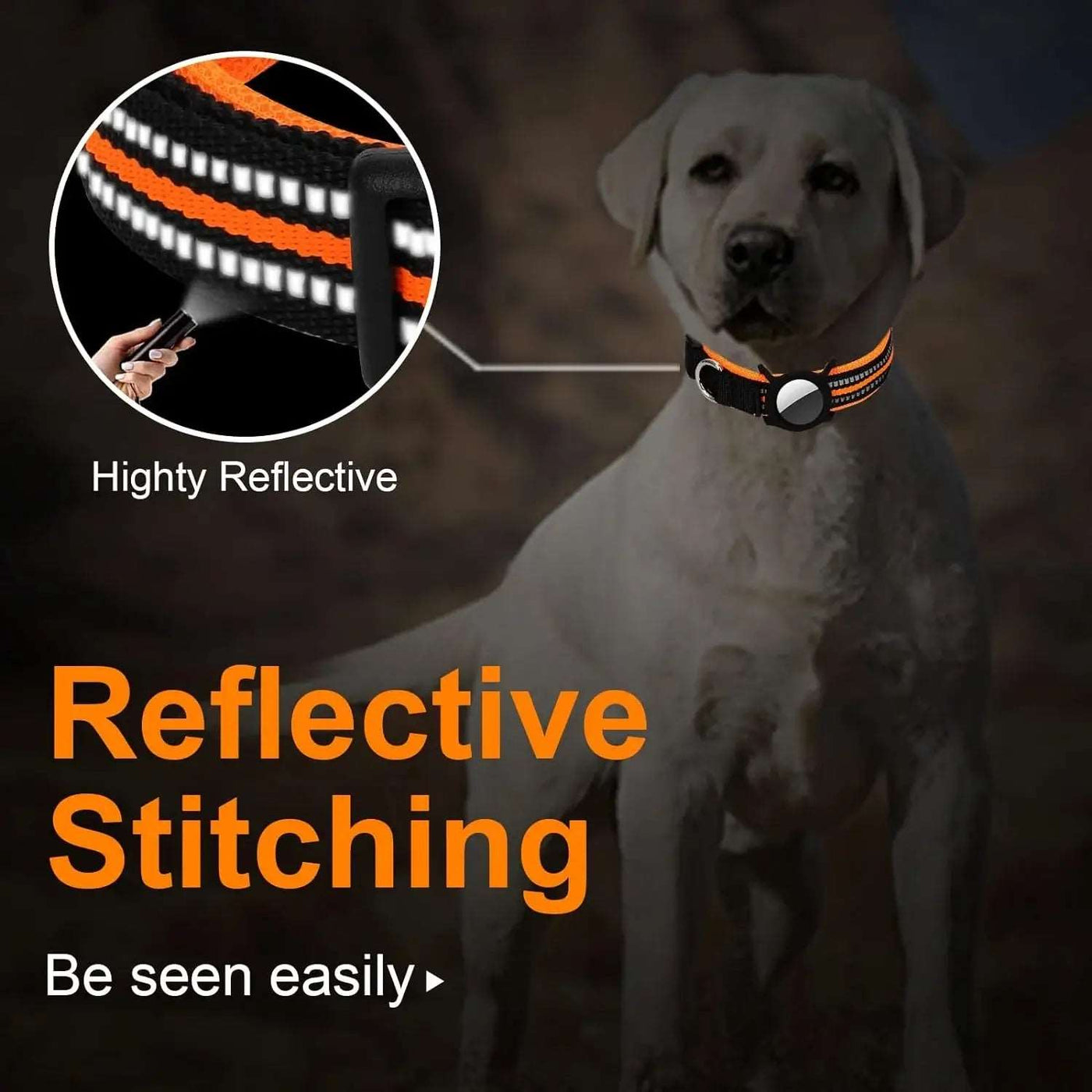 Custom Print Locator Pet Tracker with Dog Collar