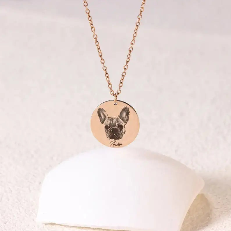 iPetprints Custom Pet Portrait Necklace