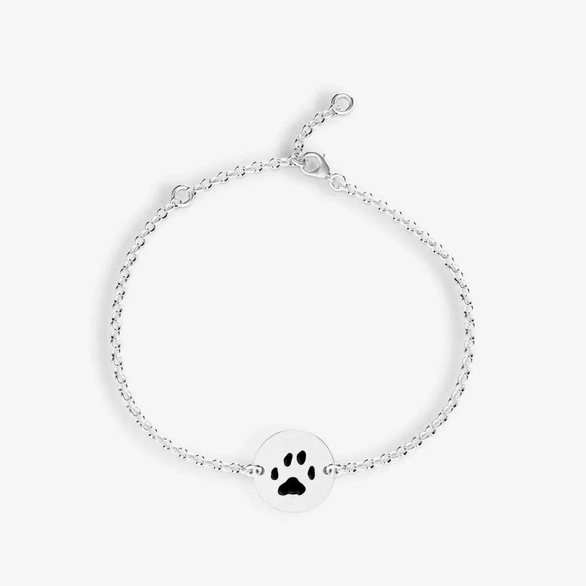 Double-Sided Custom Paw Memorial Bracelet