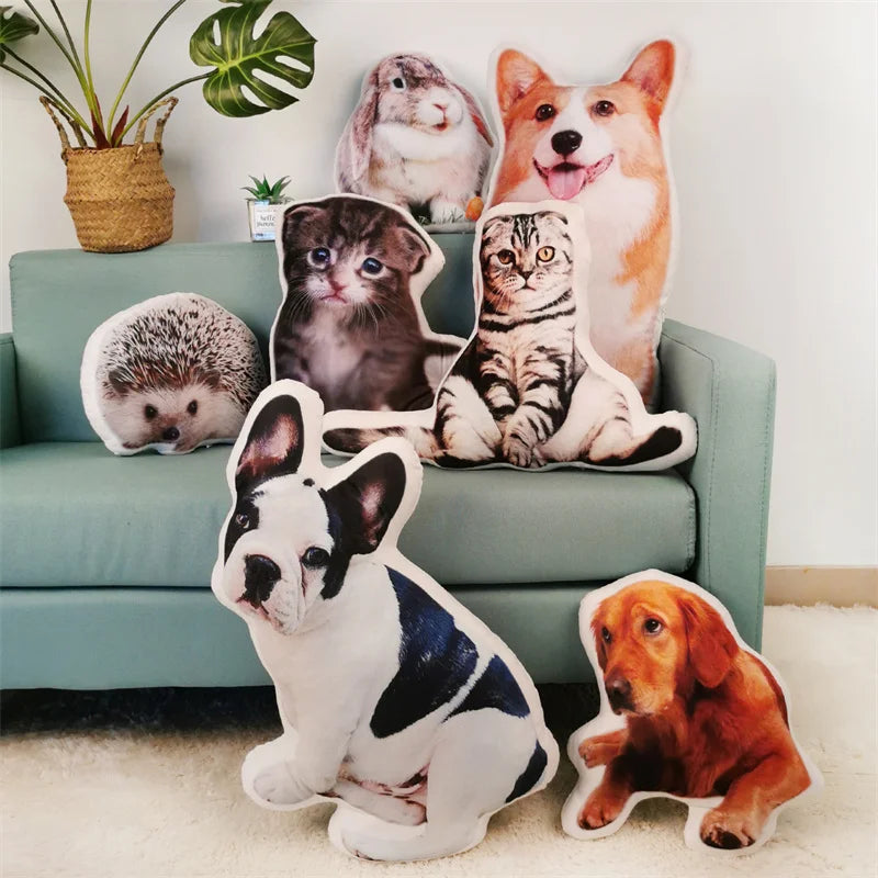 Personalized Photo DIY Pet Cushion Custom Stuffed Animal Pillow