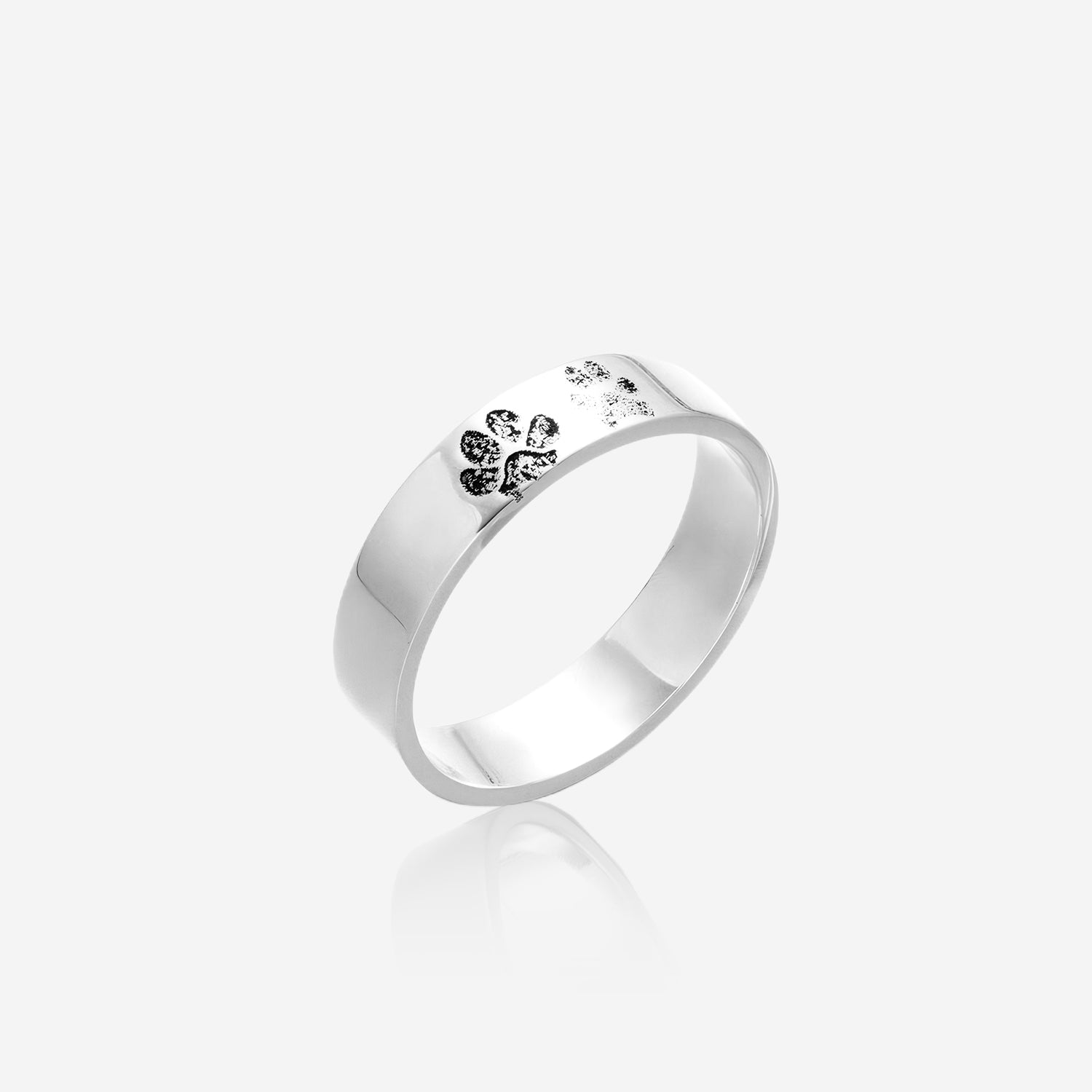 Personalized Paw Print Ring