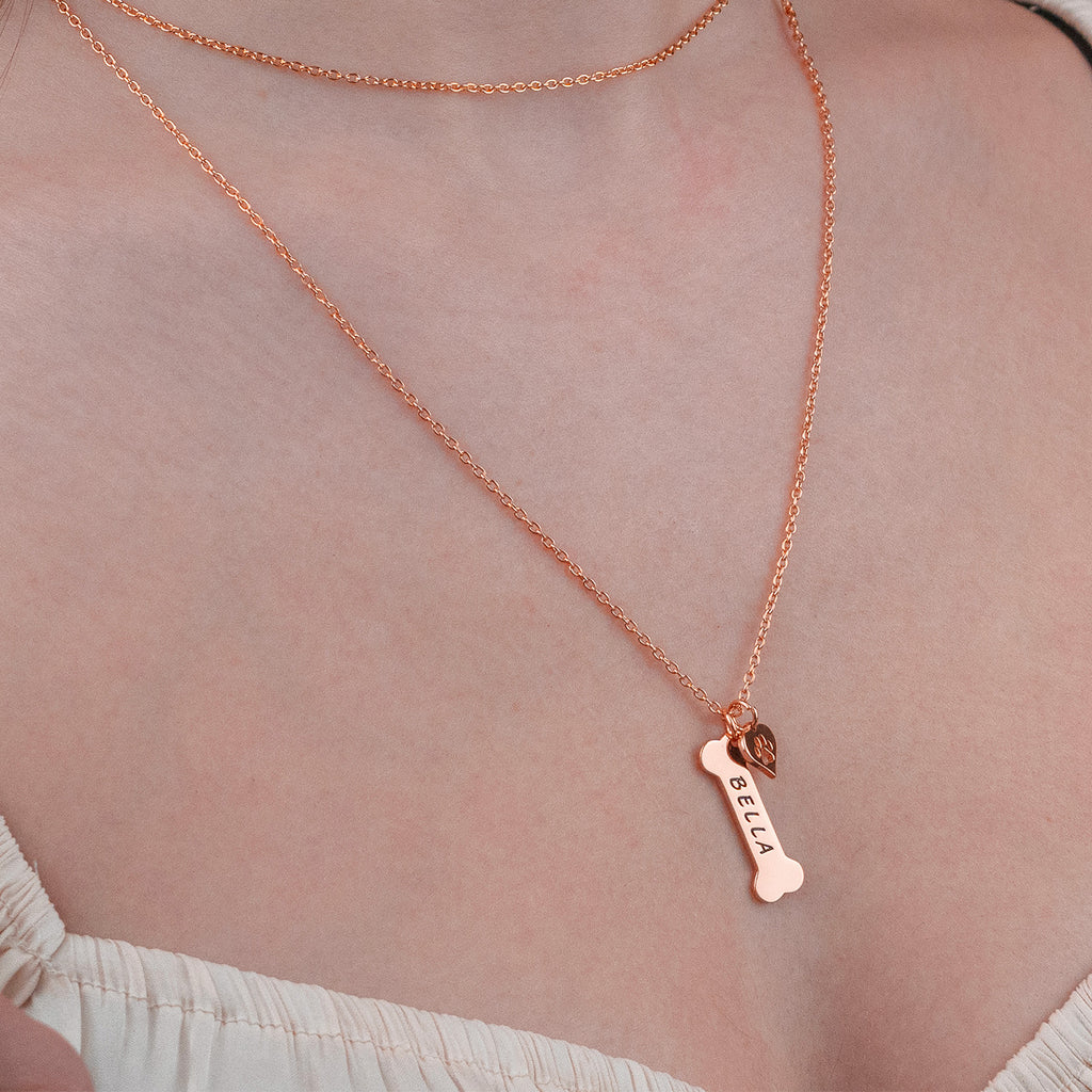 Personalized Bone Necklace