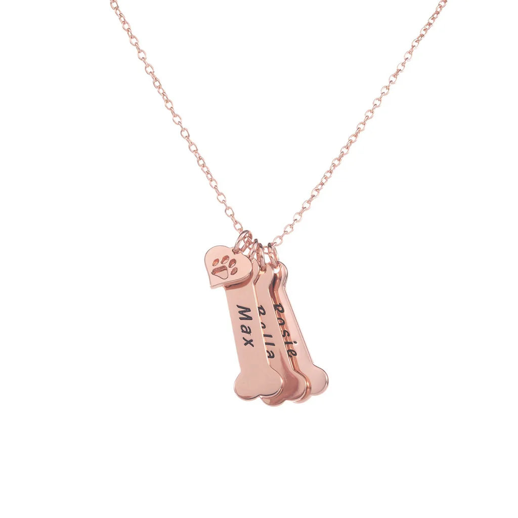 Personalized Bone Necklace