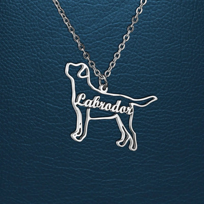 iPetprints Personalized Dog Necklace with Cursive Name
