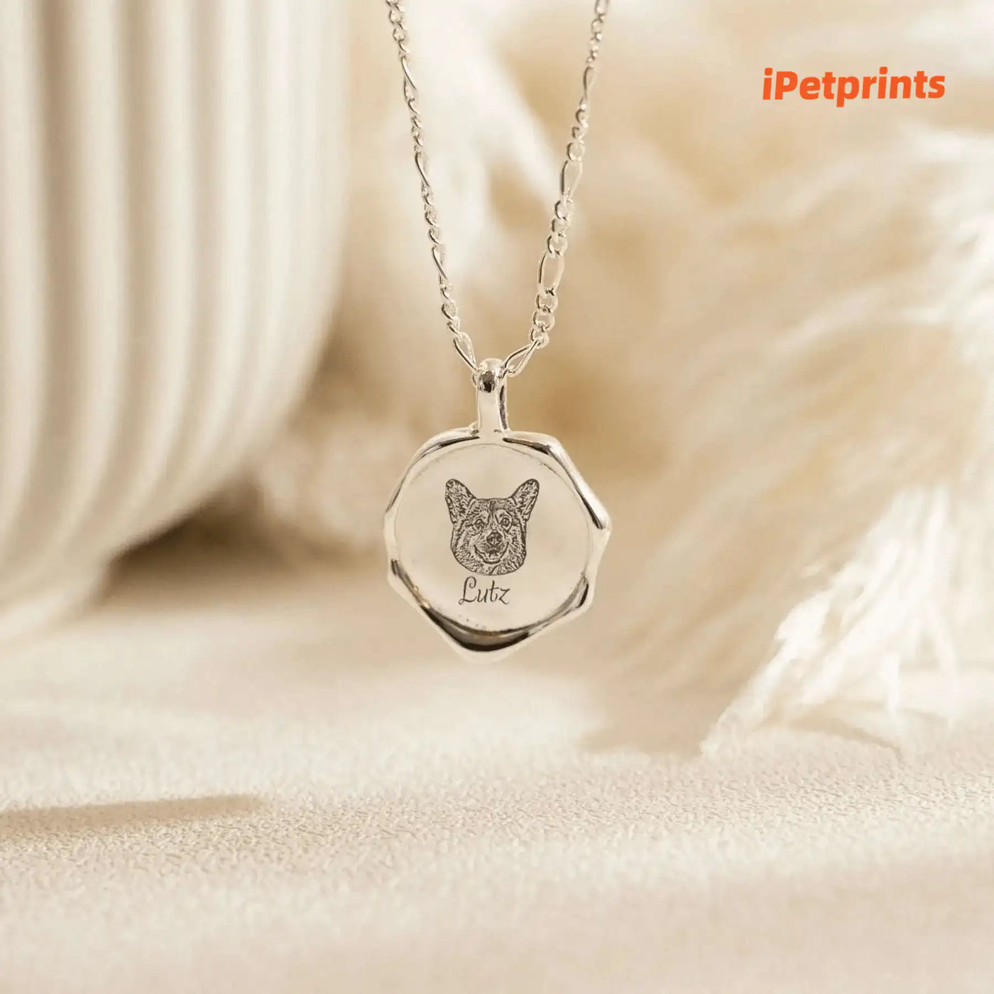 iPetprints Personalized Pet Portrait Necklace