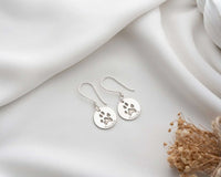 Pet Photo Earrings with Name