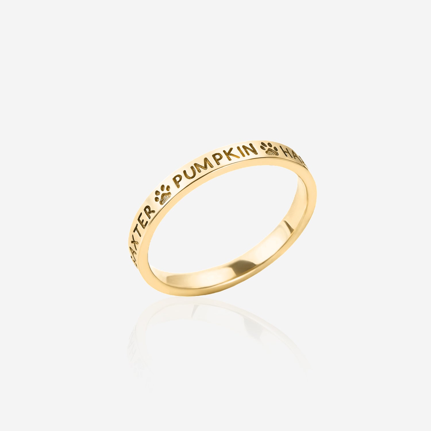 Custom Pet Name Ring