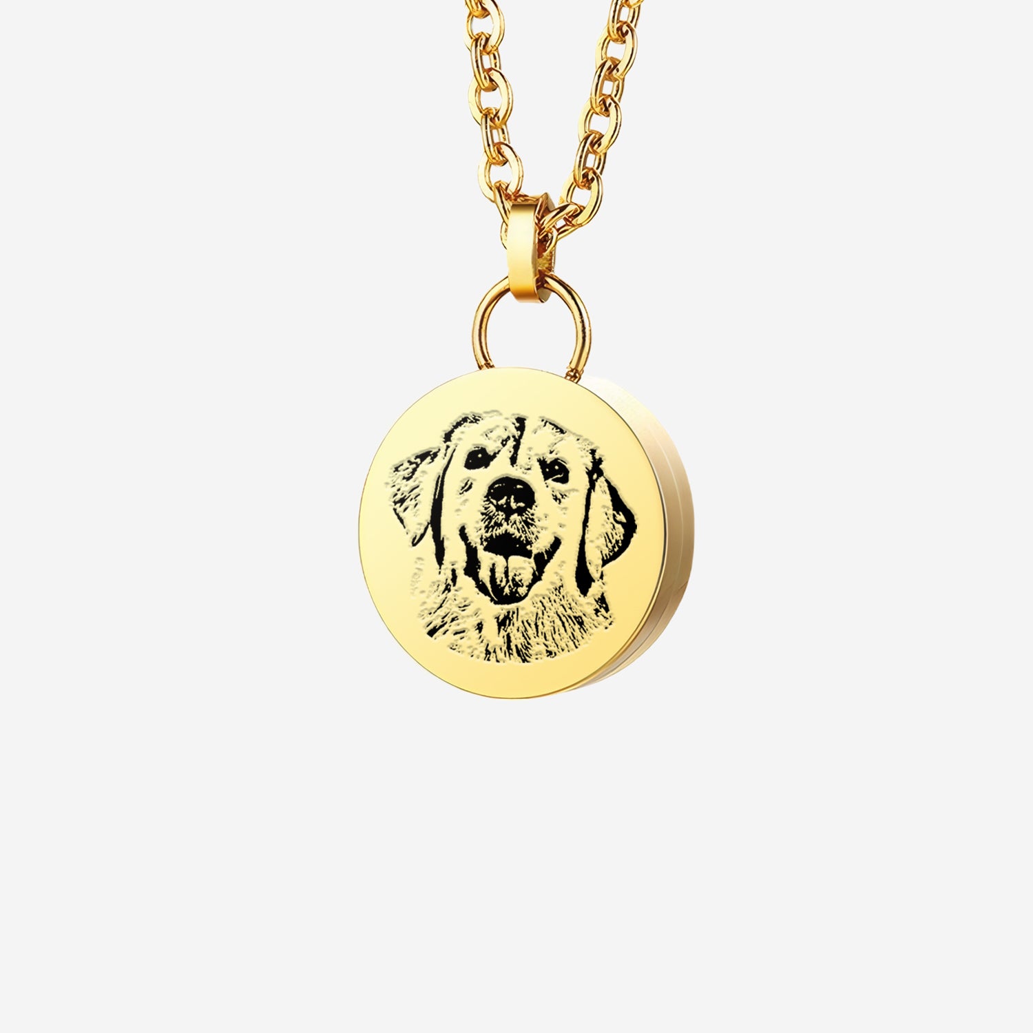 Ash Necklace for Dogs Gold