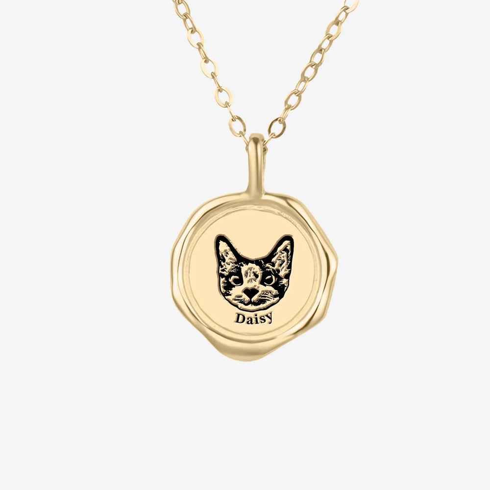 Pet Portrait Necklace