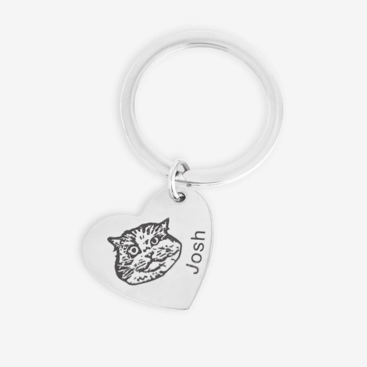 Pet Heart Keychain