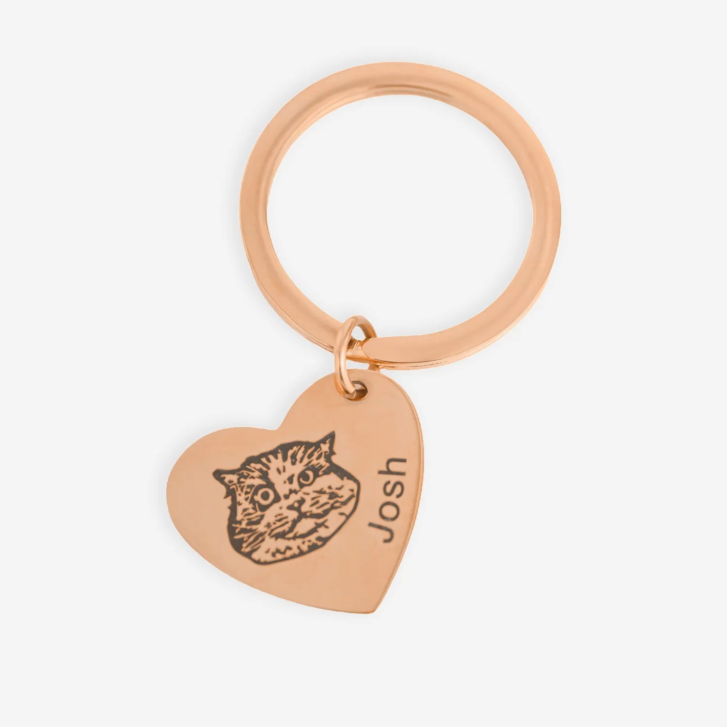 Pet Heart Keychain