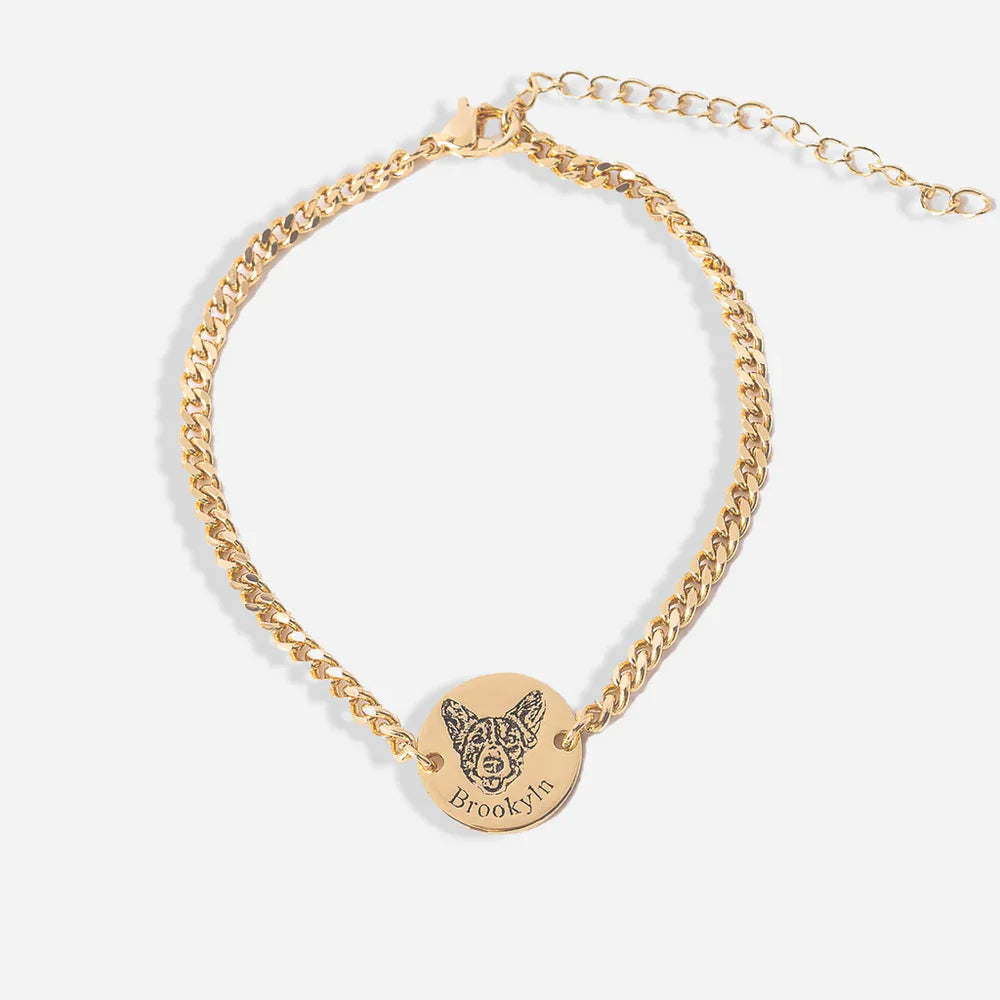 Pet Portrait Necklace+Bracelets