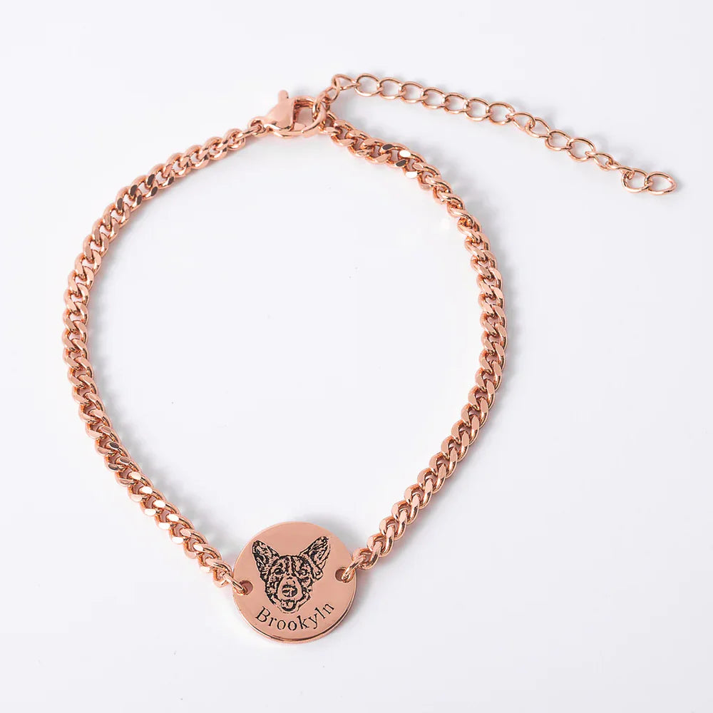 Pet Portrait Necklace+Bracelets