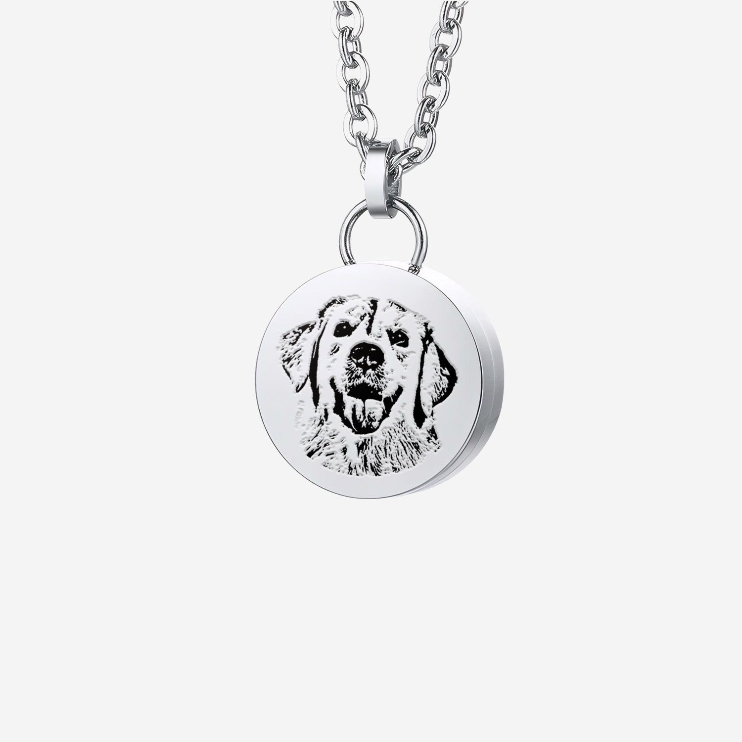 Ash Necklace for Dogs Silver